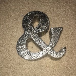 Silver decorative & Sign.